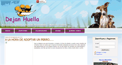Desktop Screenshot of dejanhuella.es