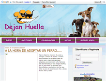 Tablet Screenshot of dejanhuella.es